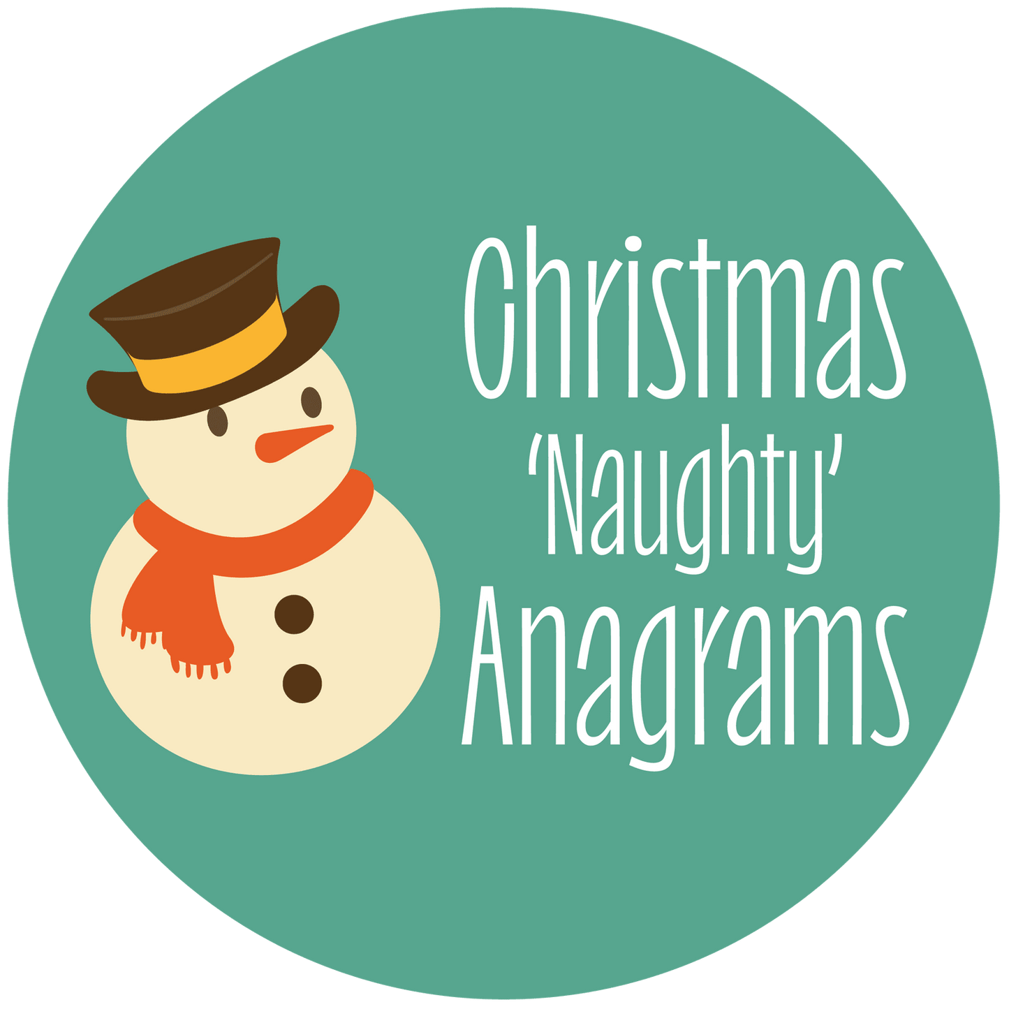 Christmas 'Naughty' Anagrams